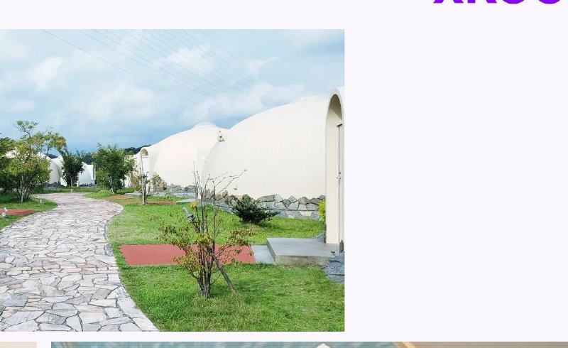Toretore Resort dome path, Japan